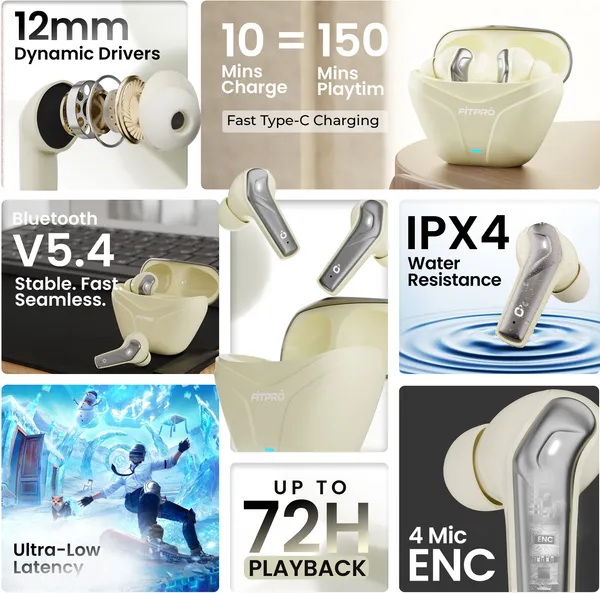 Fitpro_X_Flip_Pods_Earbuds_With_72H_Playback_Ultra-Low_Latency_With_4_Mic_Enc,_5.4V_Bluetooth_(Beige,_True_Wireless)