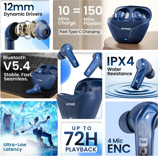 Fitpro_X_Flip_Pods_Earbuds_With_72H_Playback_Ultra-Low_Latency_With_4_Mic_Enc,_5.4V_Bluetooth_(Blue,_True_Wireless)
