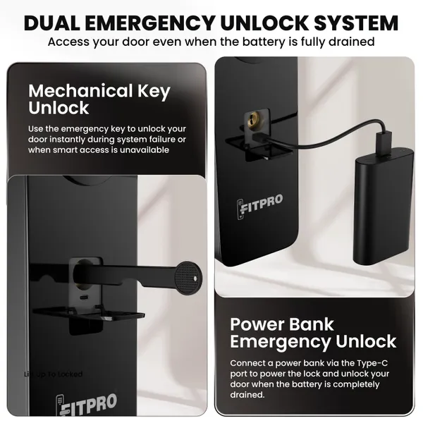 Fitpro_Sentinel_S1_Pro_Smart_Door_Lock_Fingerprint_Pin_Rfid_App_Key_Access_Smart_Door_Lock_(Black)