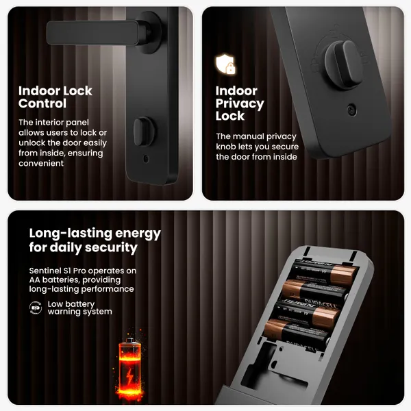 Fitpro_Sentinel_S1_Pro_Smart_Door_Lock_Fingerprint_Pin_Rfid_App_Key_Access_Smart_Door_Lock_(Black)