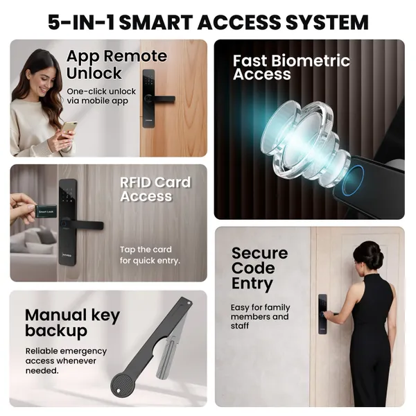 Fitpro_Sentinel_S1_Pro_Smart_Door_Lock_Fingerprint_Pin_Rfid_App_Key_Access_Smart_Door_Lock_(Black)