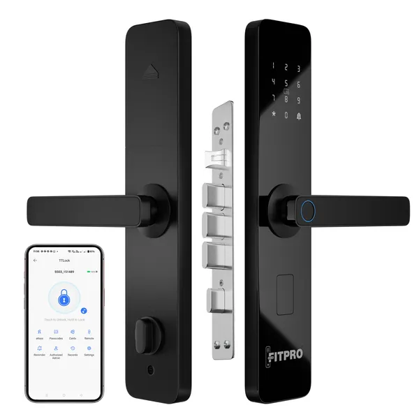 Fitpro_Sentinel_S1_Pro_Smart_Door_Lock_Fingerprint_Pin_Rfid_App_Key_Access_Smart_Door_Lock_(Black)