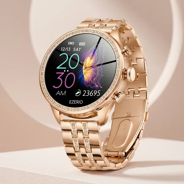 Rose_Gold_Crystal_Butterfly_Smartwatch_For_Women