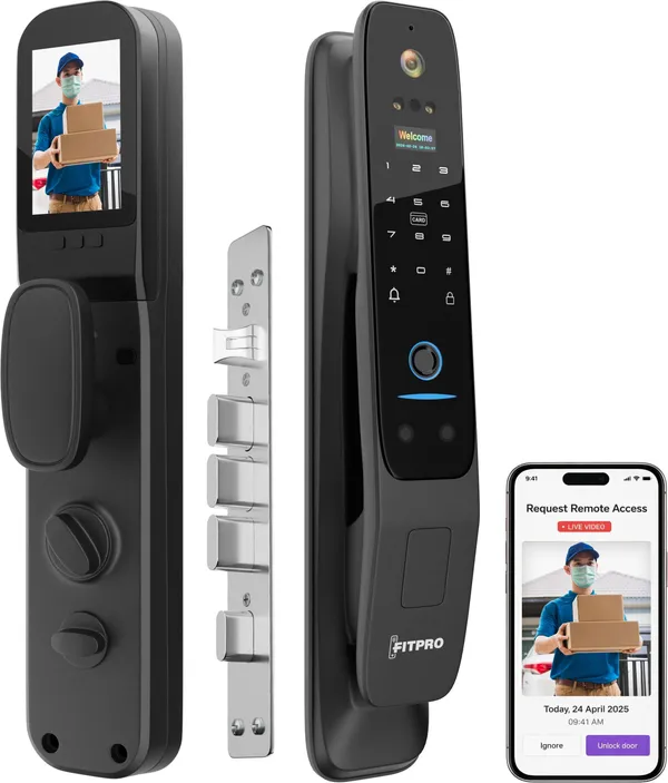 Fitpro_Imperia_Ultramax_Smart_Door_Lock_3D_Face_Fingerprint_WiFi_App_RFID_PIN_Smart_Door_Lock_Metal_body