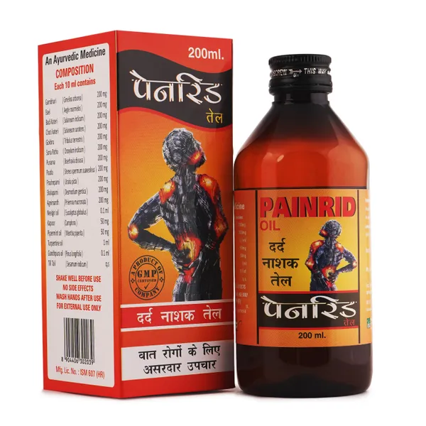 Painrid_Ayurvedic_Pain_Relief_Oil_-_200Ml_(Pack_Of_1)