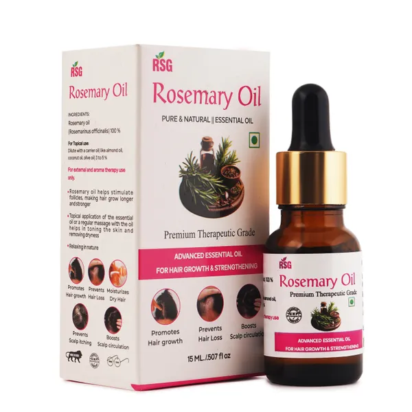 Rsg_Rosemary_Essential_Oil_-_Premium_Therapeutic_Grade_For_Hair_Growth_&_Strengthening_(15Ml)_(Pack_Of_2)