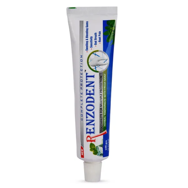 Renzodent_Complete_Protection_Herbal_Toothpaste_With_Fresh_Mint_(100G)_(Pack_Of_3)