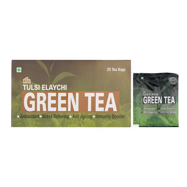 Rsg_Tulsi_Elaychi_Green_Tea_-_Immunity_Booster_&_Stress_Relief_Herbal_Tea_(25_Tea_Bags)_(Pack_Of_2)