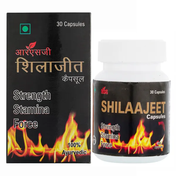Rsg_Shilaajeet_Ayurvedic_Capsules_-_30_Capsules_For_Strength,_Stamina_&_Force_(Pack_Of_1)