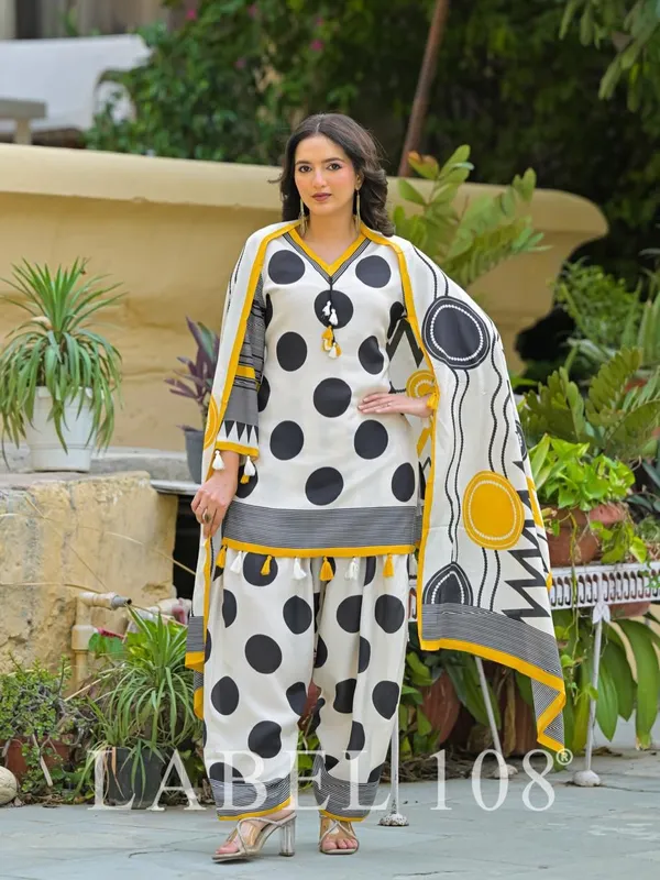 White_Polka_Dot_Printed_Cotton_Kurta_Set_with_Patiala_Pants_&_Designer_Dupatta_for_Women