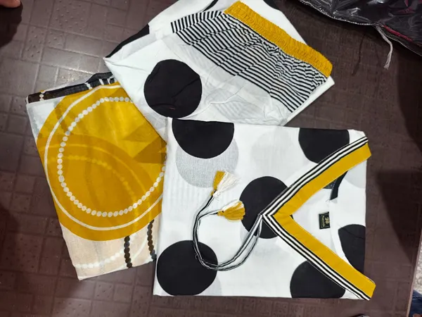 White_Polka_Dot_Printed_Cotton_Kurta_Set_with_Patiala_Pants_&_Designer_Dupatta_for_Women