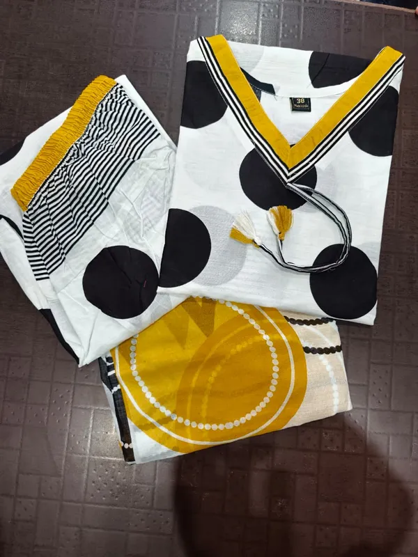 White_Polka_Dot_Printed_Cotton_Kurta_Set_with_Patiala_Pants_&_Designer_Dupatta_for_Women