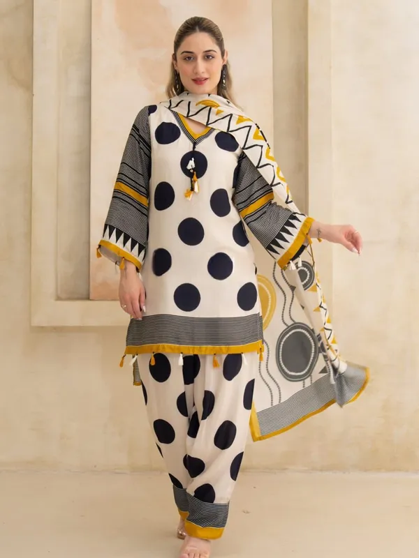 White_Polka_Dot_Printed_Cotton_Kurta_Set_with_Patiala_Pants_&_Designer_Dupatta_for_Women