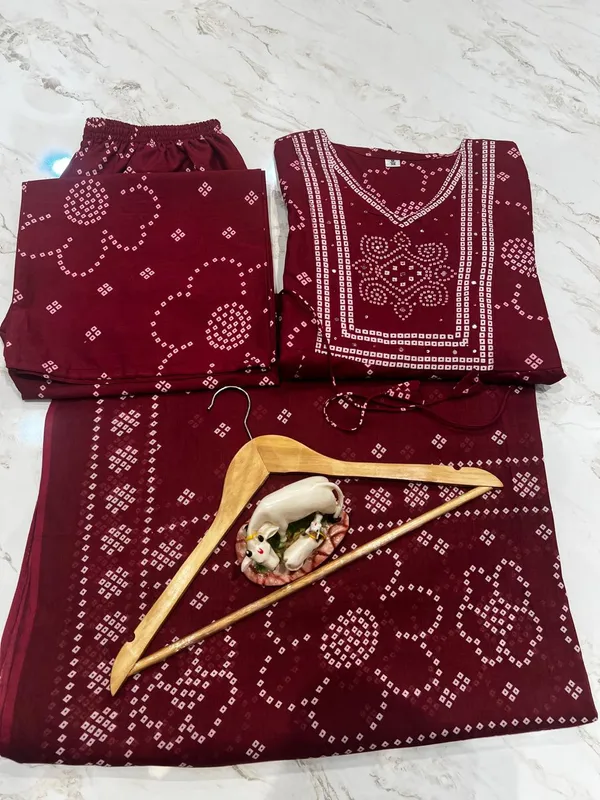 Wine_Maroon_Printed_Anarkali_Kurta_Palazzo_Set_with_Matching_Dupatta