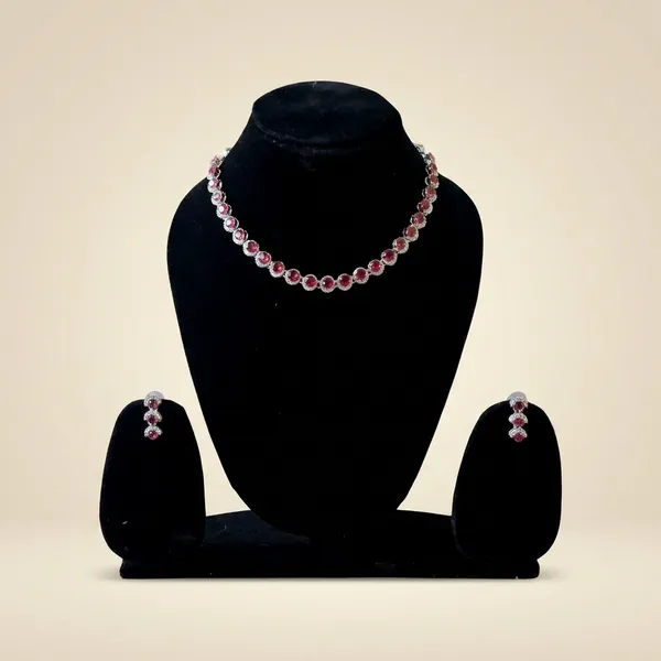 Pink_Crystal_Embellished_Necklace_With_Matching_Earrings