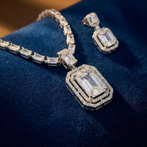 Elegant_Crystal_Square_Pendant_Jewelry_Set_(Necklace_&_Earrings)