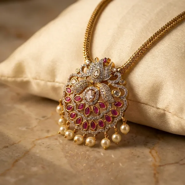 Traditional_Gold_Toned_Kundan_Jewelry_Set_With_Earrings_And_Maang_Tikka