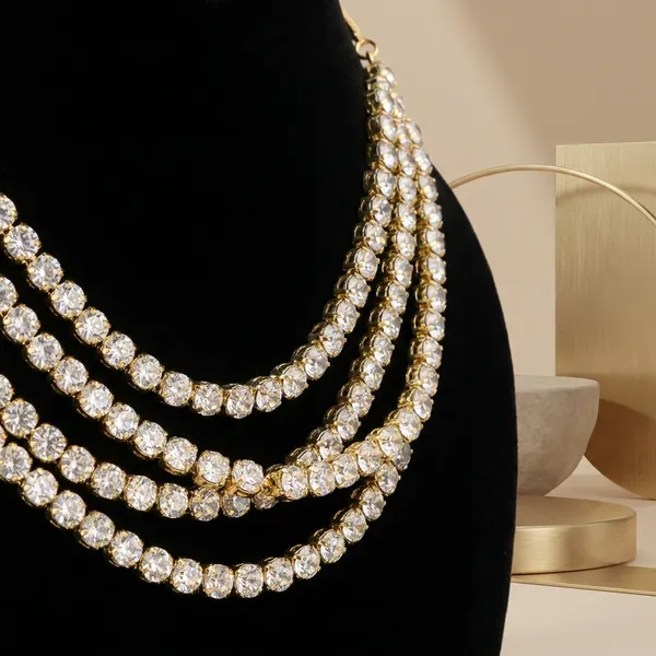 Elegant_Three_Strand_Pearl_Necklace_With_Matching_Earrings