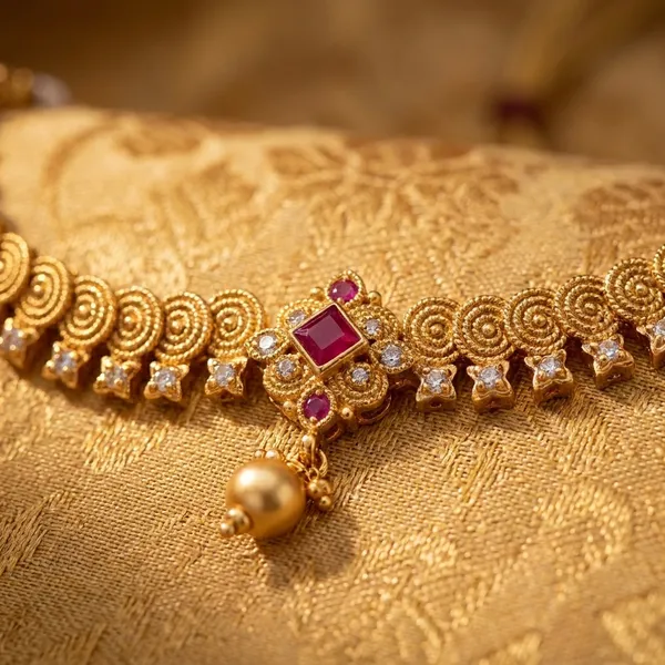 Traditional_Gold_Toned_Ruby_Studded_Bracelet