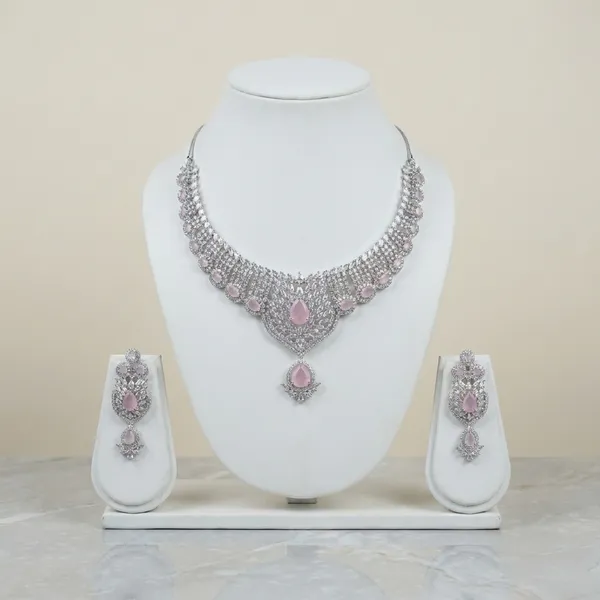 Sparkling_Peacock_Design_Statement_Necklace_With_Matching_Earrings