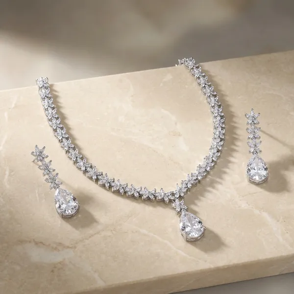 Crystal_Arc_Necklace_And_Earrings_Jewelry_Set