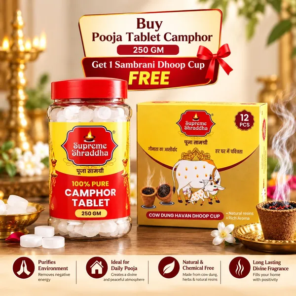 Pure_Camphor_Tablets_250_gm_and_Sambrani_Dhoop_Cup_FREE_for_Puja,_Aarti,_Havan_And_Meditation