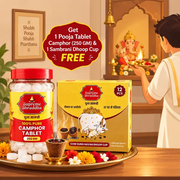 Pure_Camphor_Tablets_250_gm_and_Sambrani_Dhoop_Cup_FREE_for_Puja,_Aarti,_Havan_And_Meditation