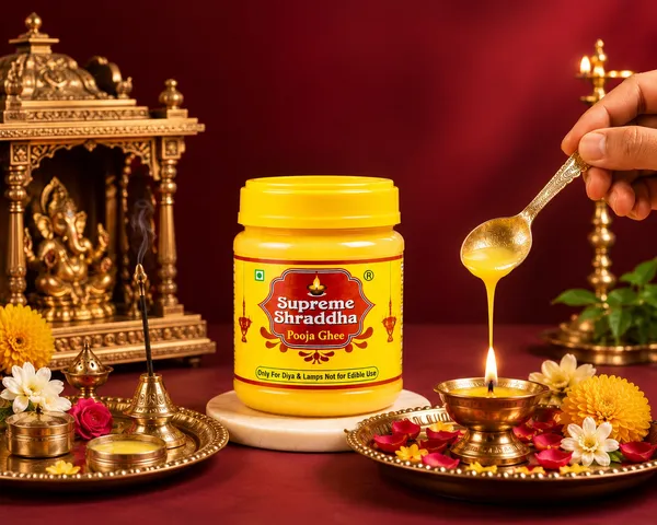 Pooja_Ghee_500_gm_(_Pack_Of_2_)_with_Bambooless_Chandan_Agarbatti_FREE_Non_-_Edible_,Use_Only_For_Pooja_Purpose