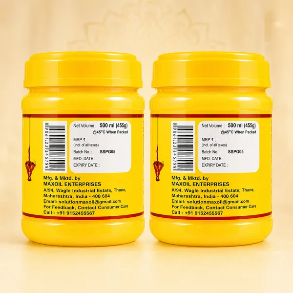 Pooja_Ghee_500_gm_(_Pack_Of_2_)_with_Bambooless_Chandan_Agarbatti_FREE_Non_-_Edible_,Use_Only_For_Pooja_Purpose