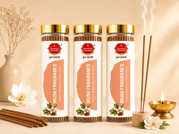 135_Sticks_Pack_Of_3_Musk_Fragrances_Bambooless_Incense_sticks_for_pooja_
