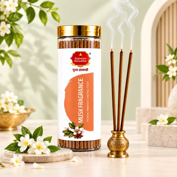135_Sticks_Pack_Of_3_Musk_Fragrances_Bambooless_Incense_sticks_for_pooja_