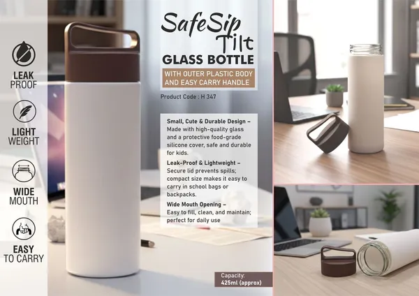 Safesip_Tilt_Glass_Water_Bottle_With_Protective_Silicone_Cover
