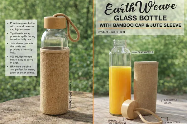 Earthweave_Glass_Bottle_With_Bamboo_Cap_&_Jute_Sleeve_EcoFriendly_Water_Bottle