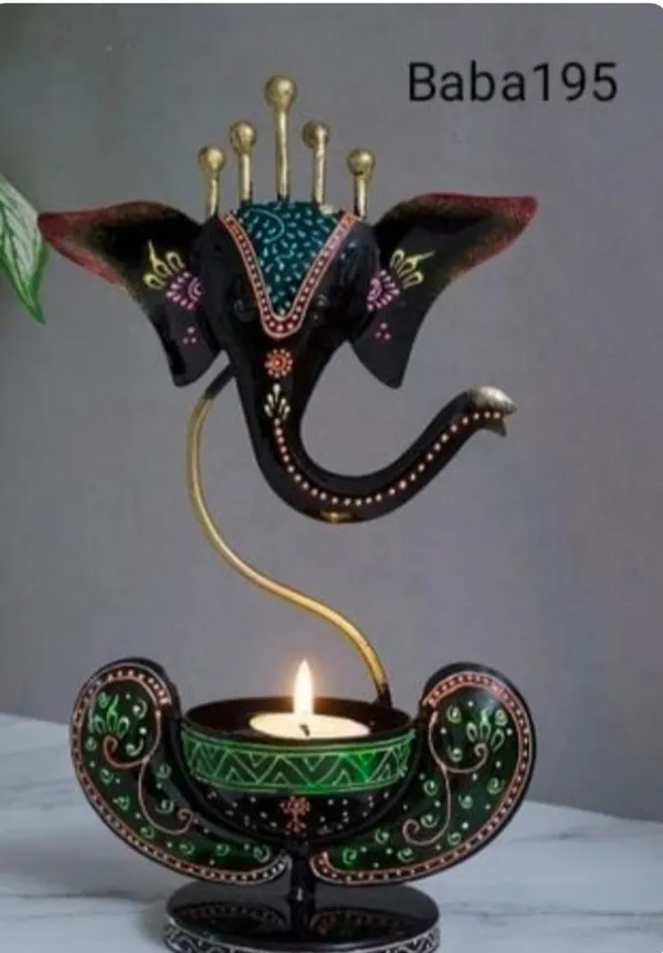 Decorative_Elephant_Candle_Holder_Handcrafted_Metal_Tea_Light_Stand