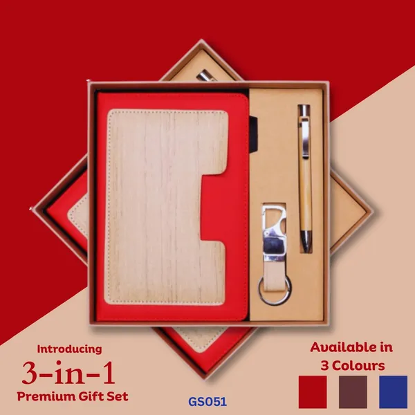 3In1_Premium_Gift_Set_Diary_Pen_&_Keychain