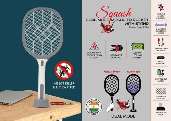 Squash_Dual_Mode_Mosquito_Racket_With_Stand_Rechargeable_Electric_Insect_Killer_&_Fly_Swatter