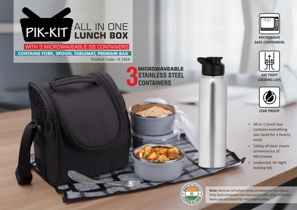 PikKit_AllInOne_Insulated_Lunch_Box_With_3_Microwaveable_Stainless_Steel_Containers