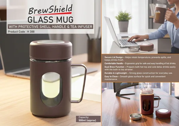 Brewshield_Glass_Mug_With_Protective_Shell_Handle_&_Tea_Infuser