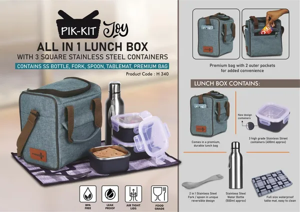 PikKit_Joy_AllIn1_Insulated_Lunch_Box_With_3_Stainless_Steel_Containers_&_Premium_Bag