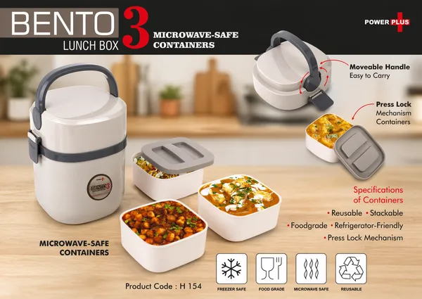 Bento_Lunch_Box_Set_With_3_MicrowaveSafe_Containers_&_Clear_DoubleWall_Borosilicate_Infuser_Bottle_Combo