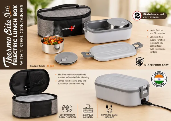 Powerplus_Electric_Lunch_Box_With_2_Stainless_Steel_Containers