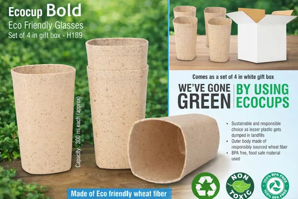 Ecocup_Bold_EcoFriendly_Wheat_Fiber_Glasses_(Set_Of_4_In_Gift_Box)
