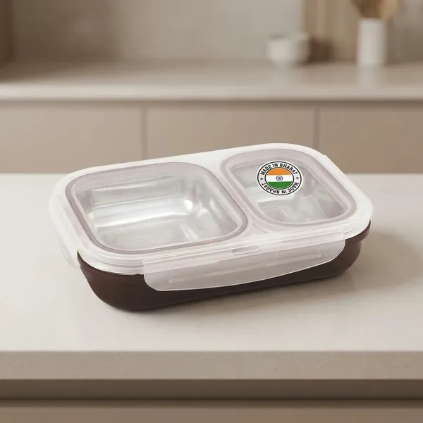 Tokubox_Split_Pu_Insulated_Stainless_Steel_Lunch_Box_With_2_Compartments_And_Spoon