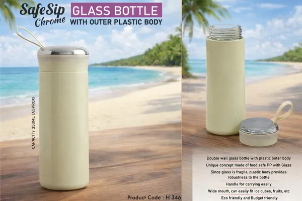 Safesip_Chrome_Glass_Bottle_With_Outer_Plastic_Body