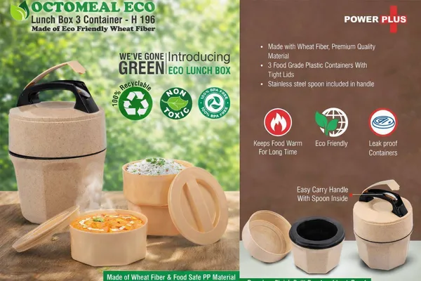 Octomeal_Eco_Lunch_Box_3_Container_Set_With_Spoon_Wheat_Fiber_Leak_Proof