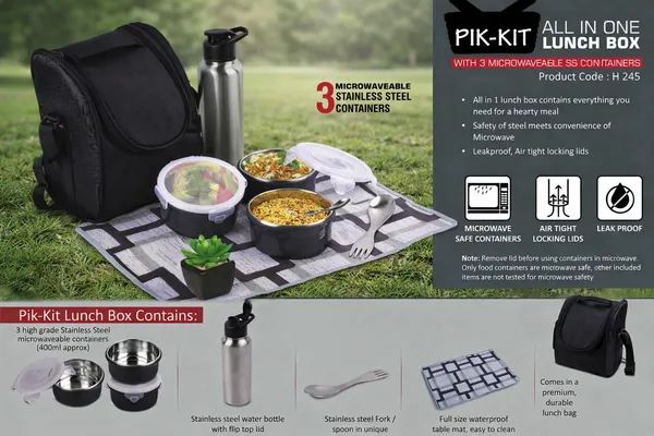 Powerplus_PikKit_All_In_One_Lunch_Box_With_3_Microwaveable_Stainless_Steel_Containers