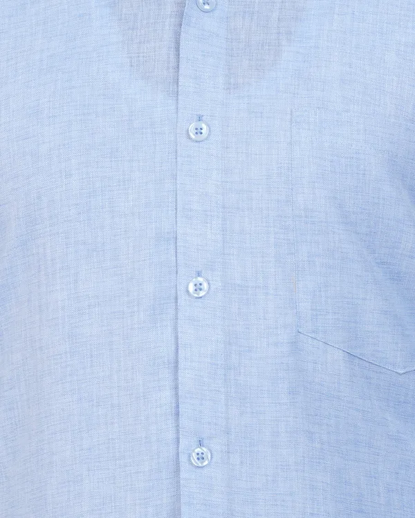 Light_Blue_Linen_Cotton_Shirt_For_Men