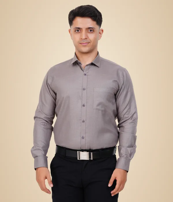 Grey_Cotton_Shirt_For_Men