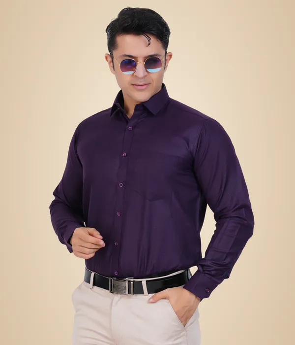 Purple_Cotton_Shirt_For_Men