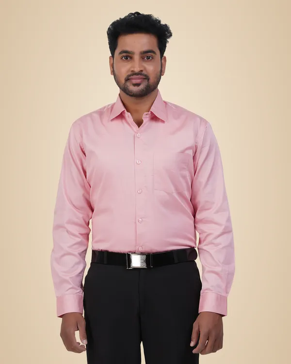 Light_Pink_Satin_Cotton_Shirt_For_Men